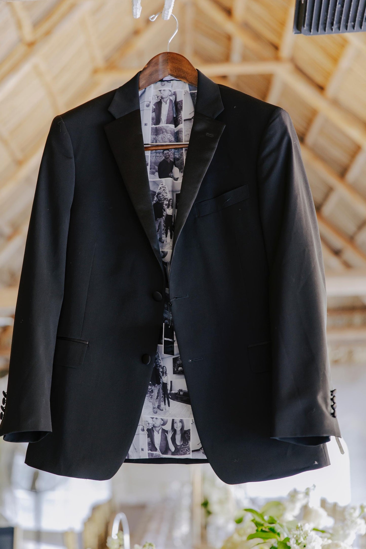 Custom Picture Collage Suit Lining