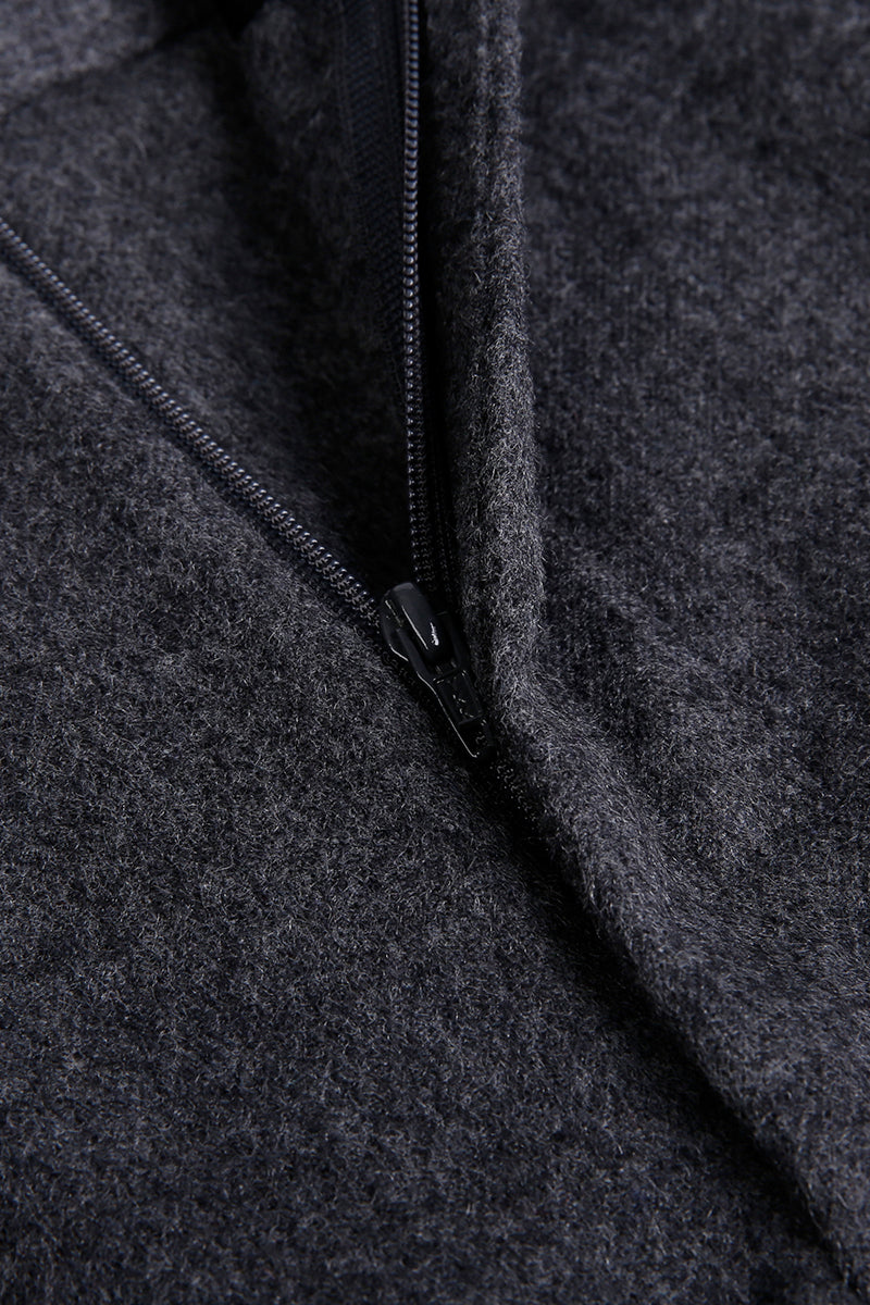 Flannel Wool-Cashmere-Silk Blend Trouser