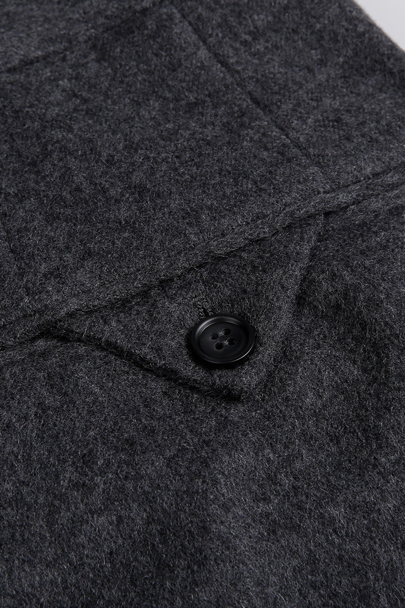 Flannel Wool-Cashmere-Silk Blend Trouser