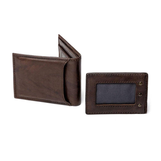Benjamin Leather Bifold with Front Pocket Wallet