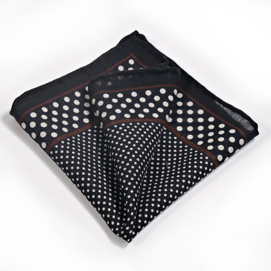 The Dapper Dot Wool Pocket Square