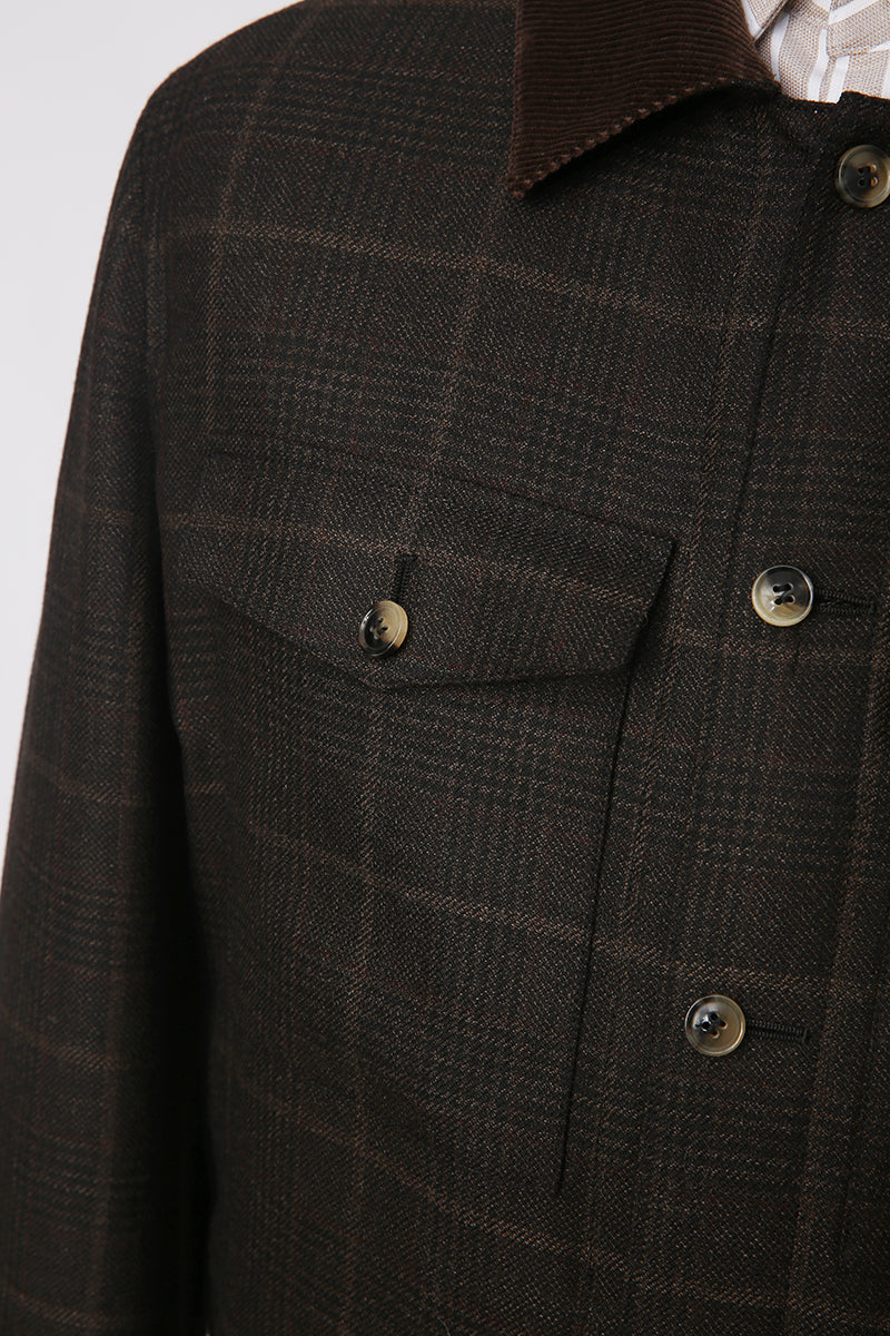 The Cord Collar 100% Wool Jacket