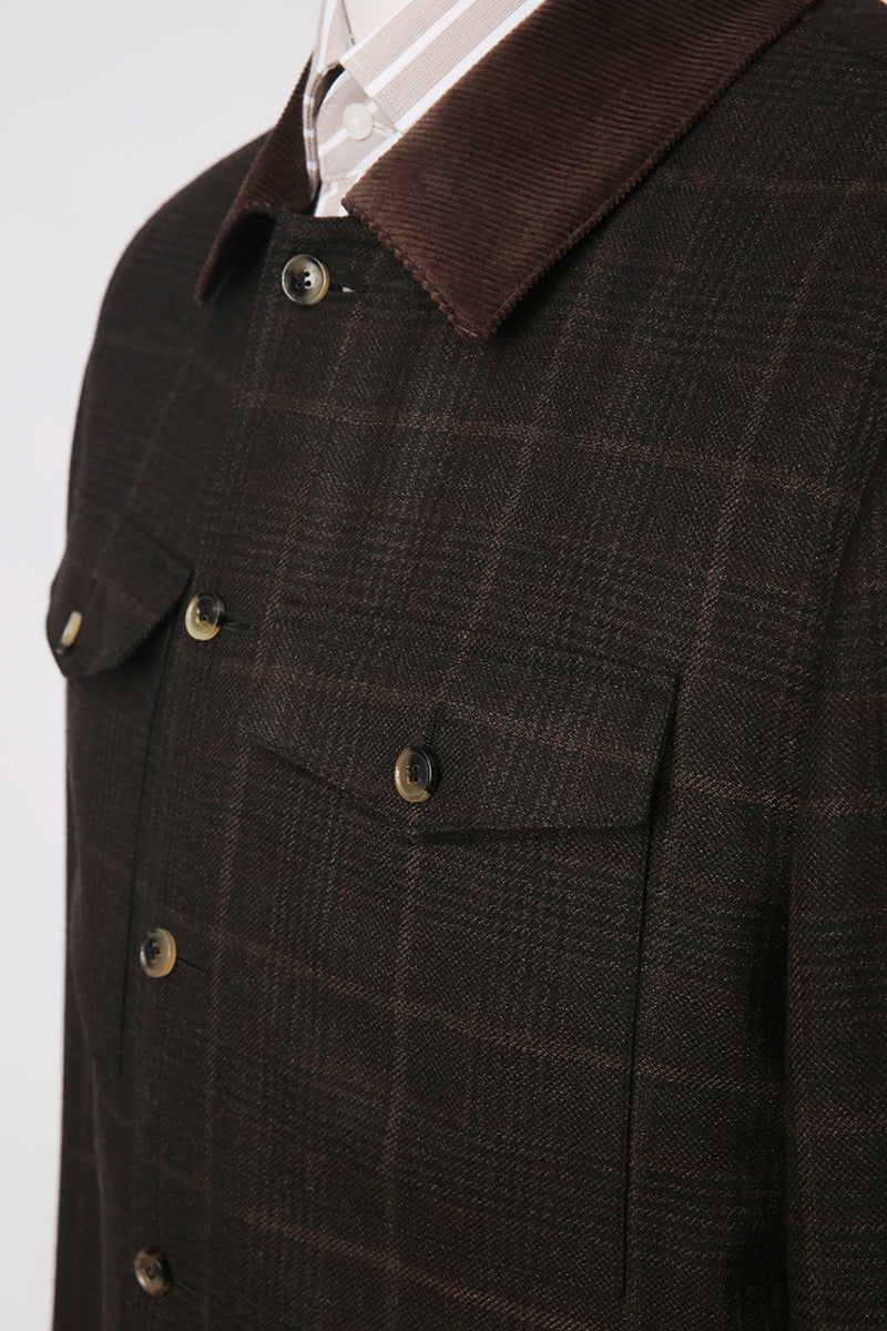 The Cord Collar 100% Wool Jacket