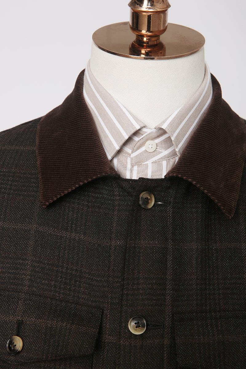 The Cord Collar 100% Wool Jacket