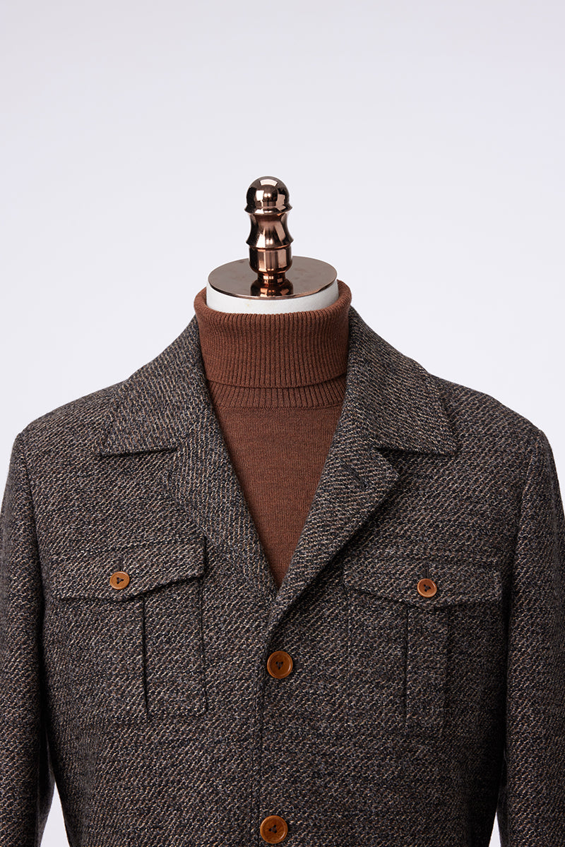 The Heritage Tweed Jacket – Sustainable Wool Blend