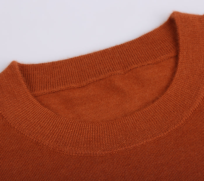 The Langford 100% Worsted Cashmere Crew Sweater
