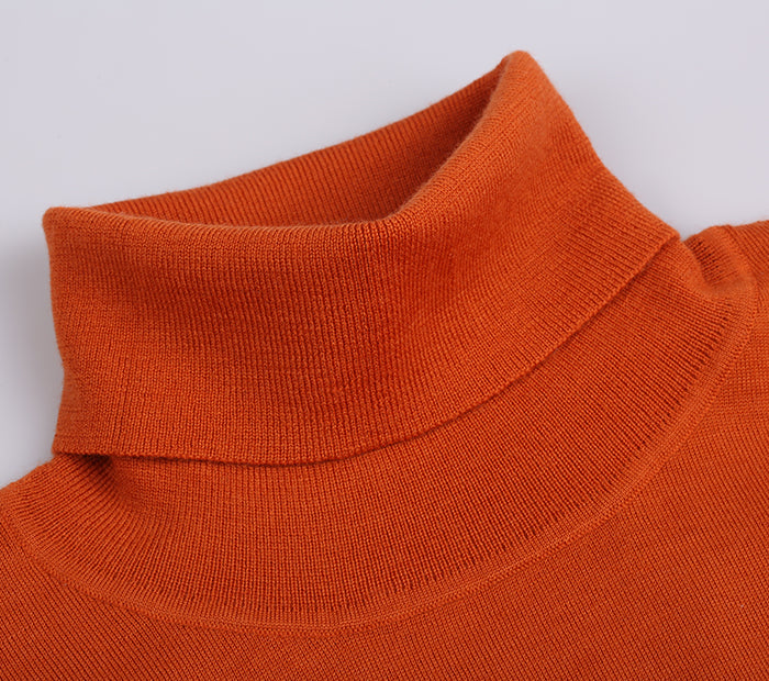 The Rowley 100% Premium Wool Turtleneck Sweater