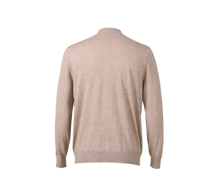 The Whitmore 100% Worsted Cashmere Zip Cardigan