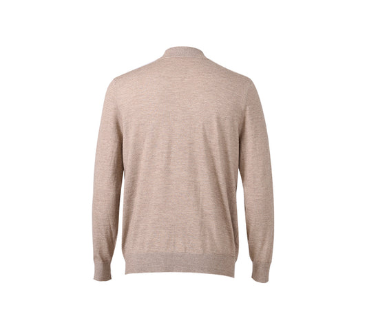 The Whitmore 100% Worsted Cashmere Zip Cardigan