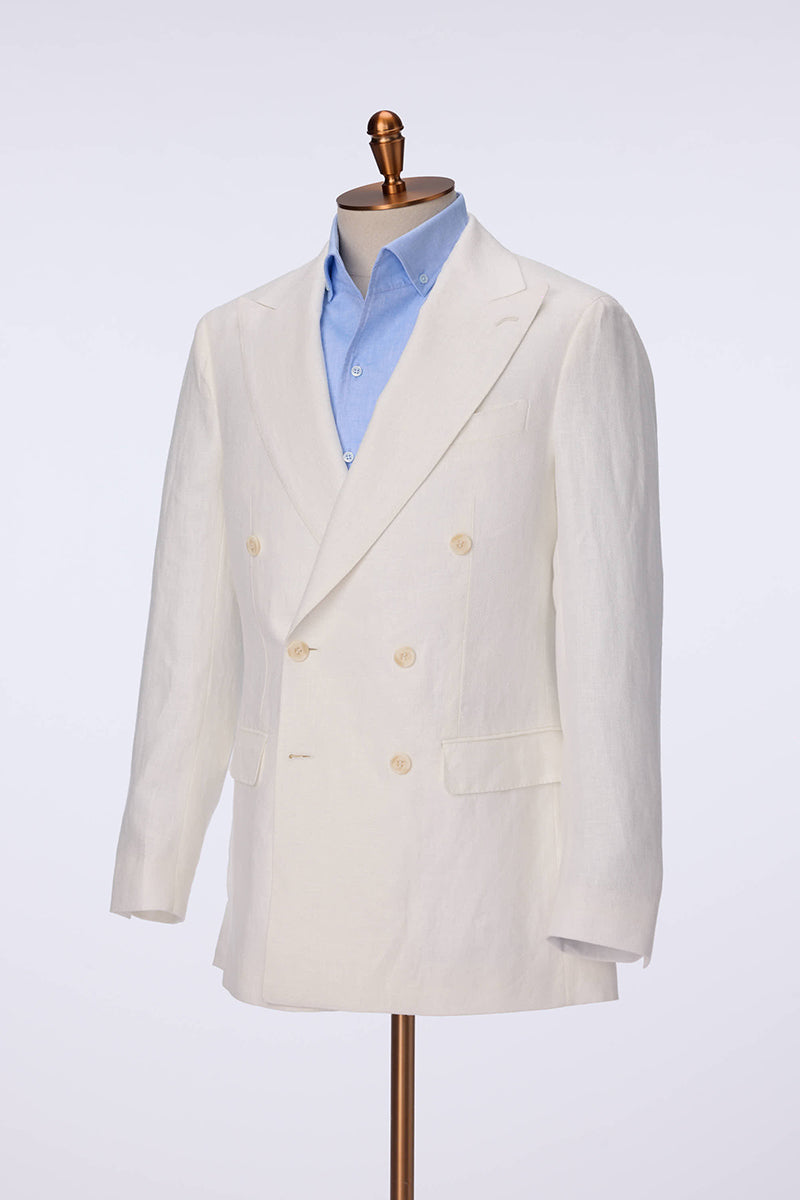 The Riviera Cream Linen Sport Coat | Cream Linen Sport Coat
