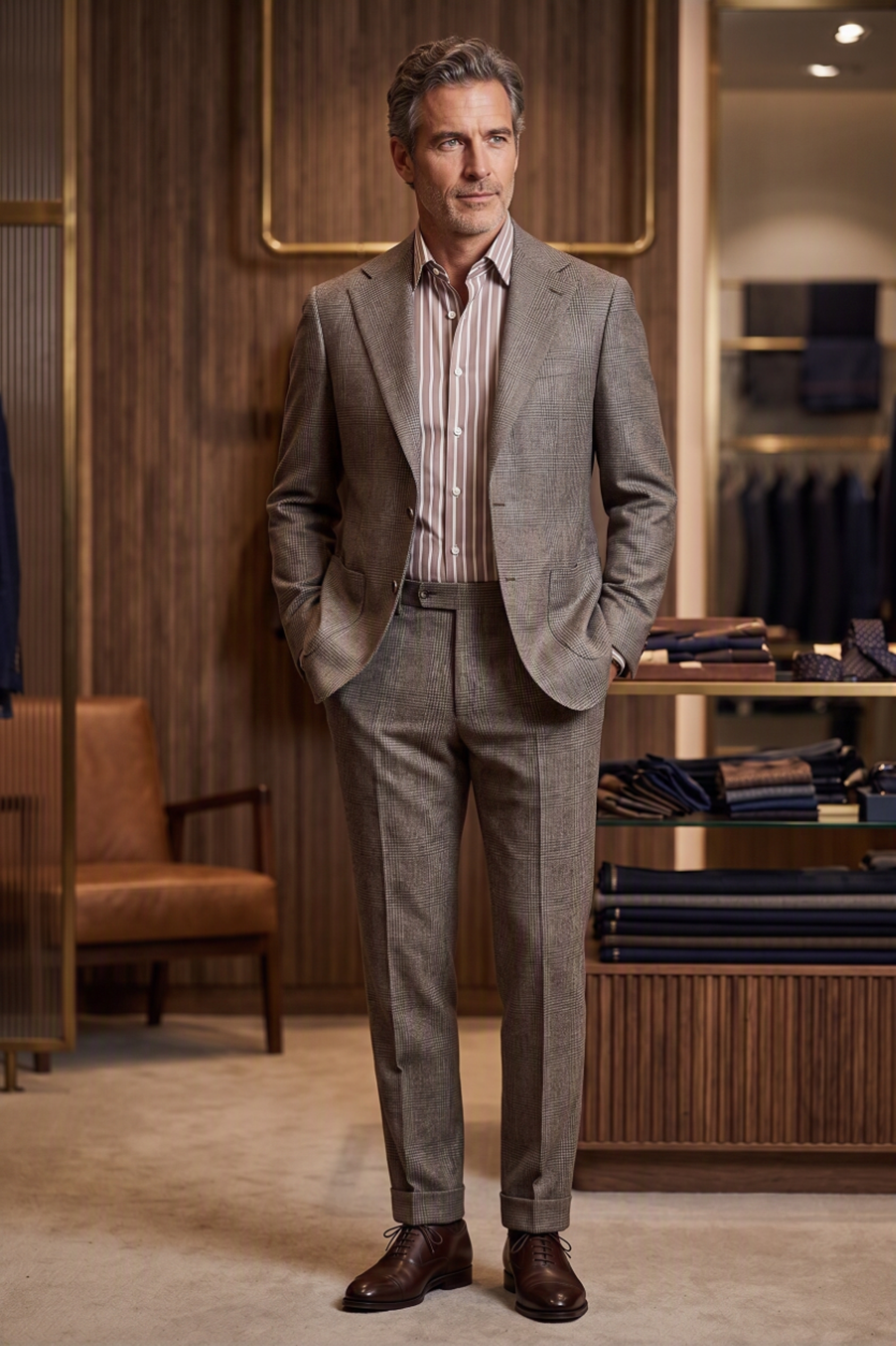 The Metropolitan Plaid Bespoke Suit