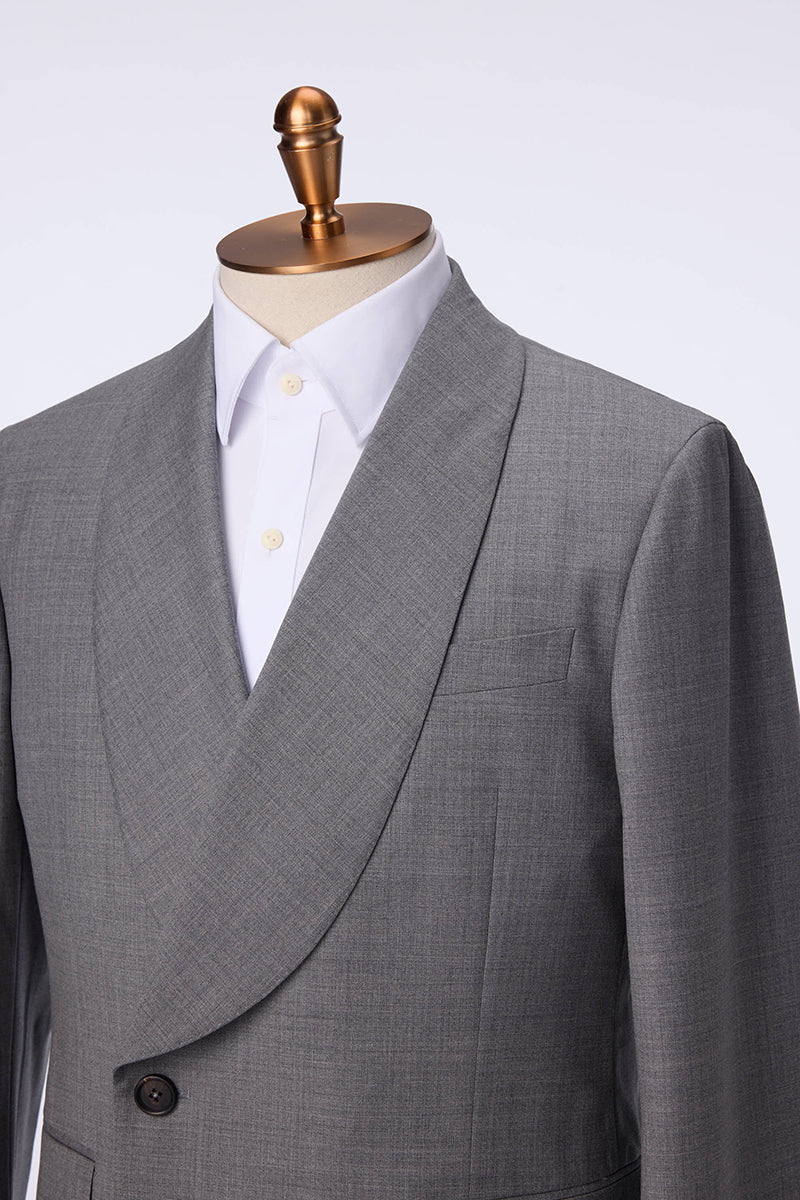 The Metropolis Double-Breasted Wool Sport Coat | Gray Sport Coat