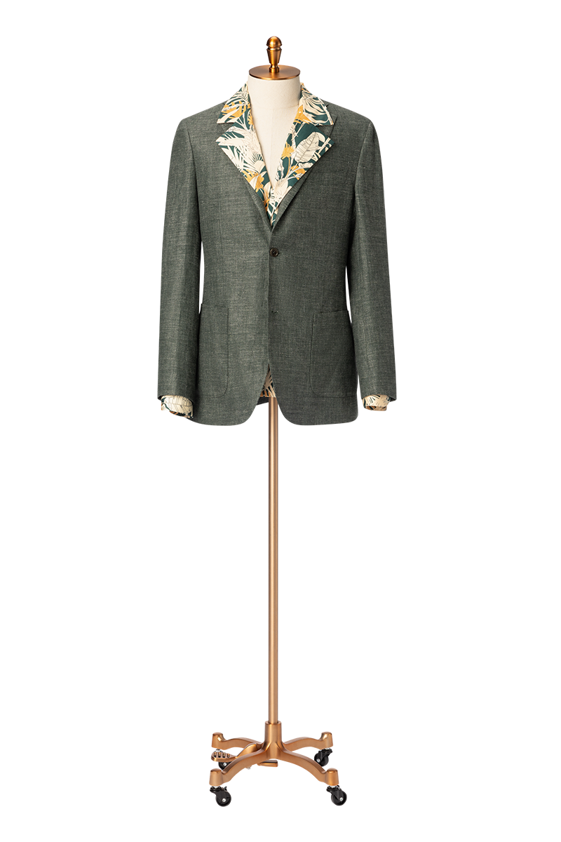 The Verdant Leisure Linen Sport Coat | Green Linen Sport Coat