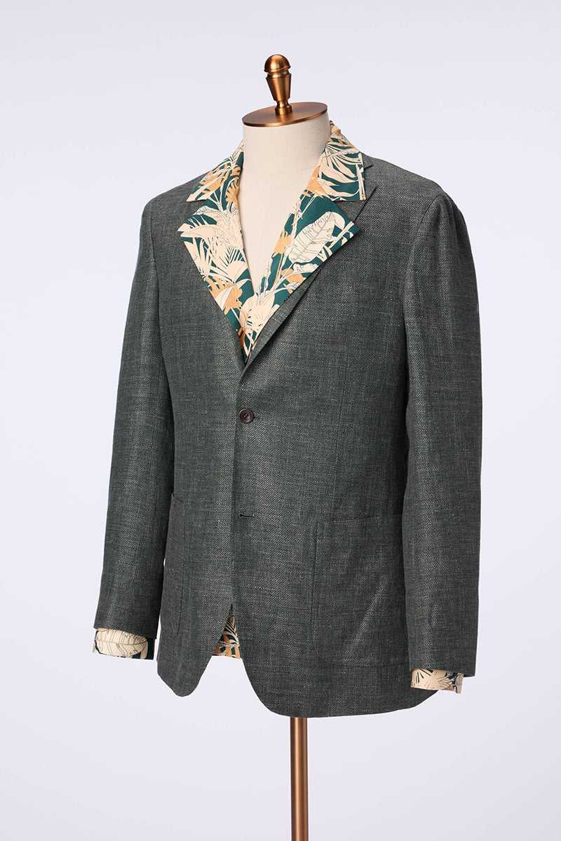 The Verdant Leisure Linen Sport Coat | Green Linen Sport Coat