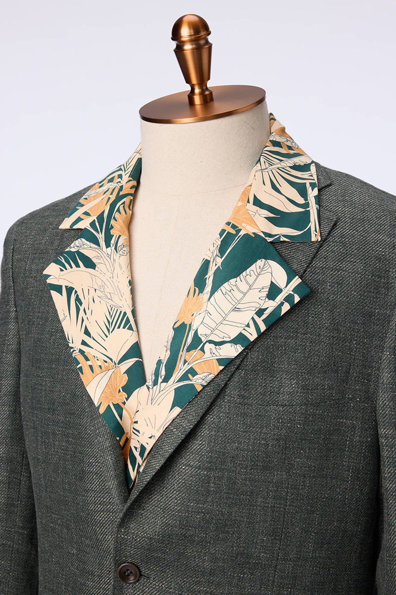 The Verdant Leisure Linen Sport Coat | Green Linen Sport Coat