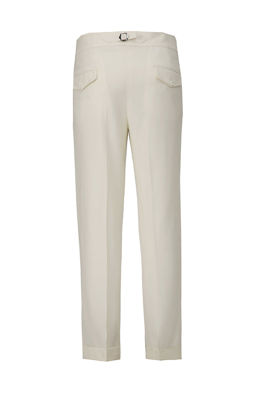 The Lumina Ivory Trousers