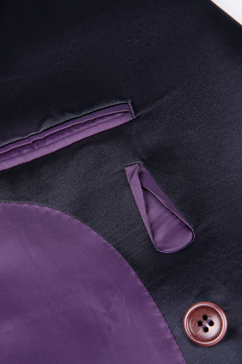 The Royal Orchid Velvet Jacket | Purple Velvet Tuxedo