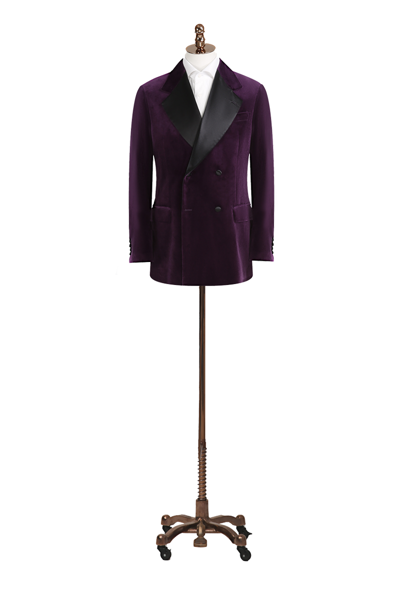 The Royal Orchid Velvet Jacket | Purple Velvet Tuxedo