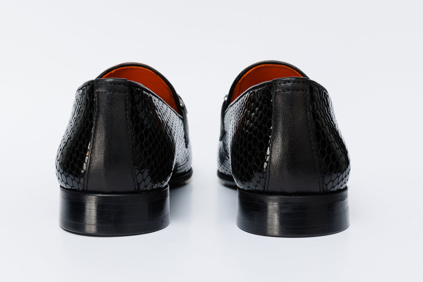 The King Black Bit Dress Loafer Men Shoe