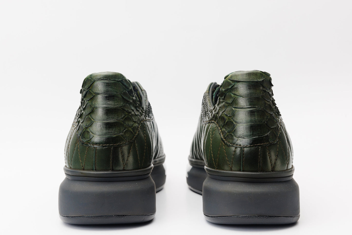 The Adler Green Snk Leather Men Sneaker Limited Edition