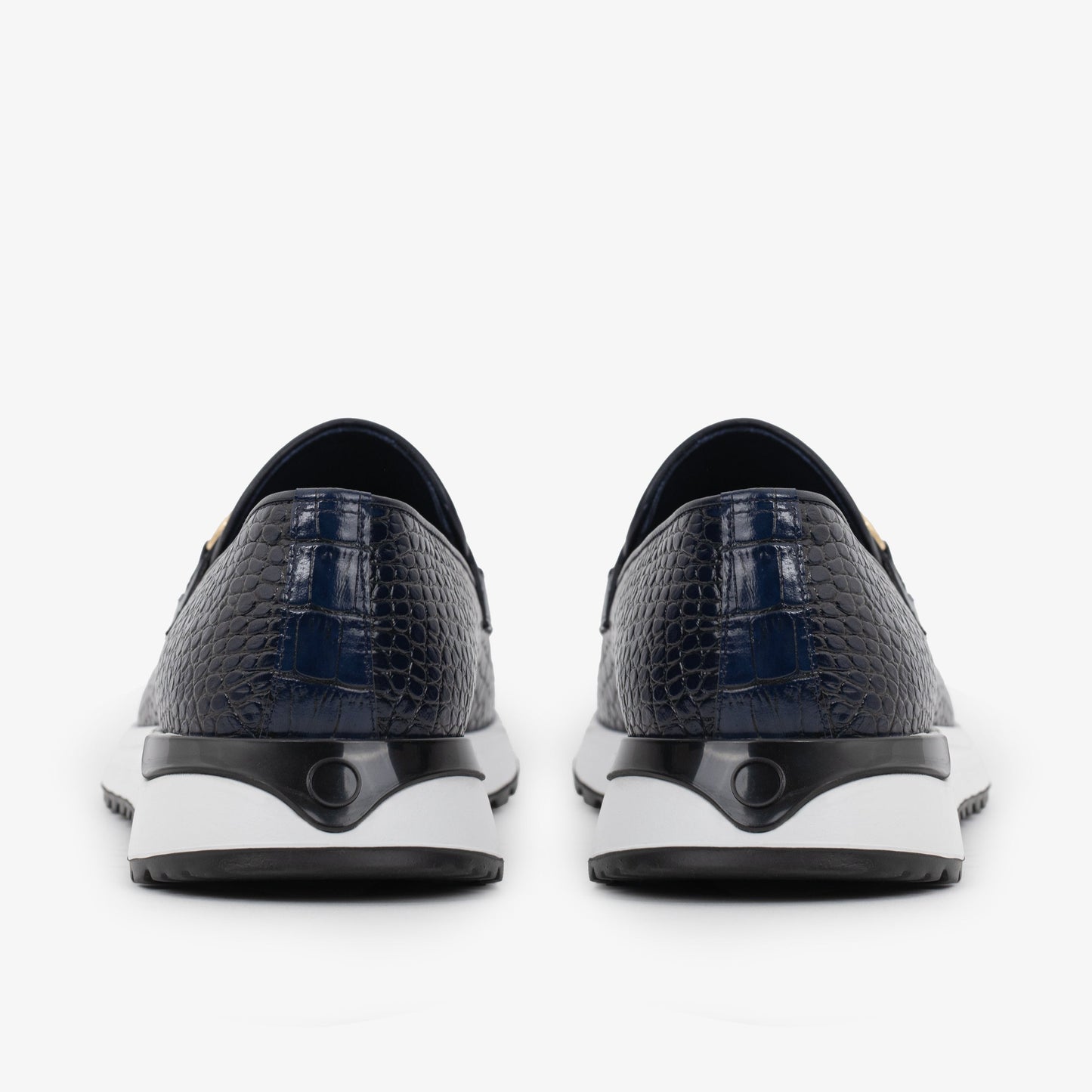 The Padova Navy Blue Leather Men Sneaker