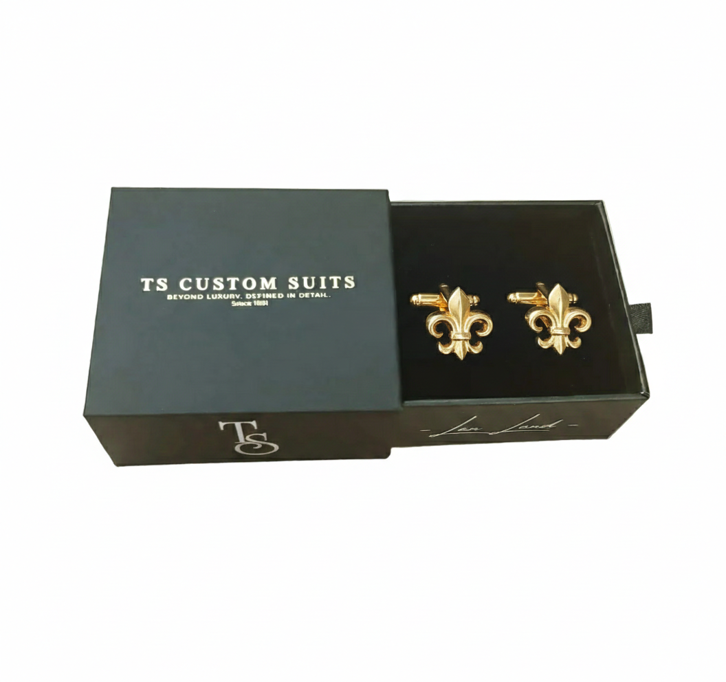 The Royal Fleur-de-Lis Gold Cufflinks