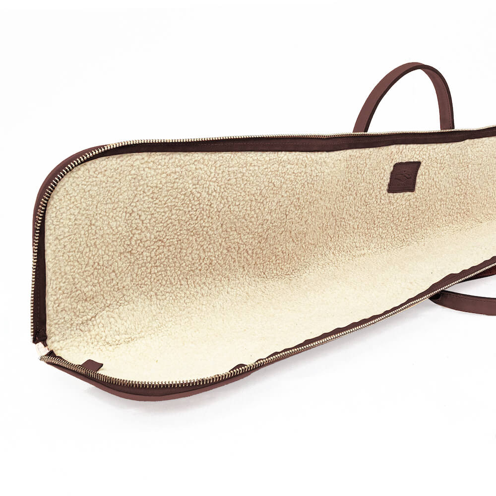 White Wing Leather Hunting Shotgun Case