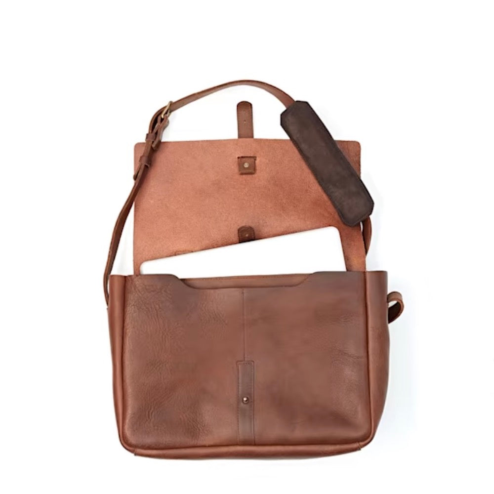 Nisolo Loreto Leather Messenger Bag