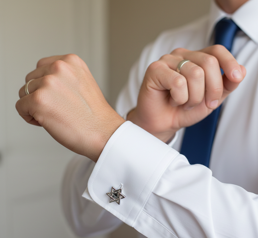 The Heritage Honor Star of David Cufflinks
