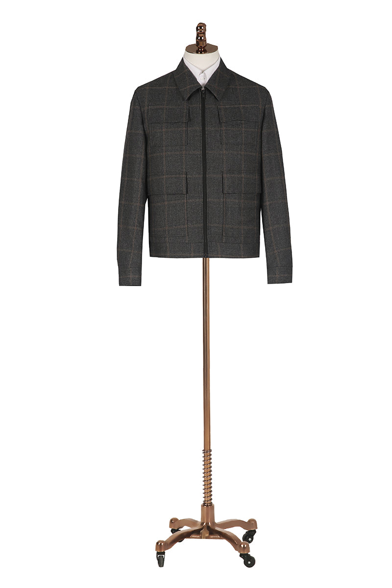 The Cropped 100% Wool Jacket