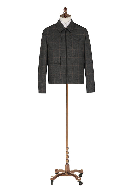 The Cropped 100% Wool Jacket