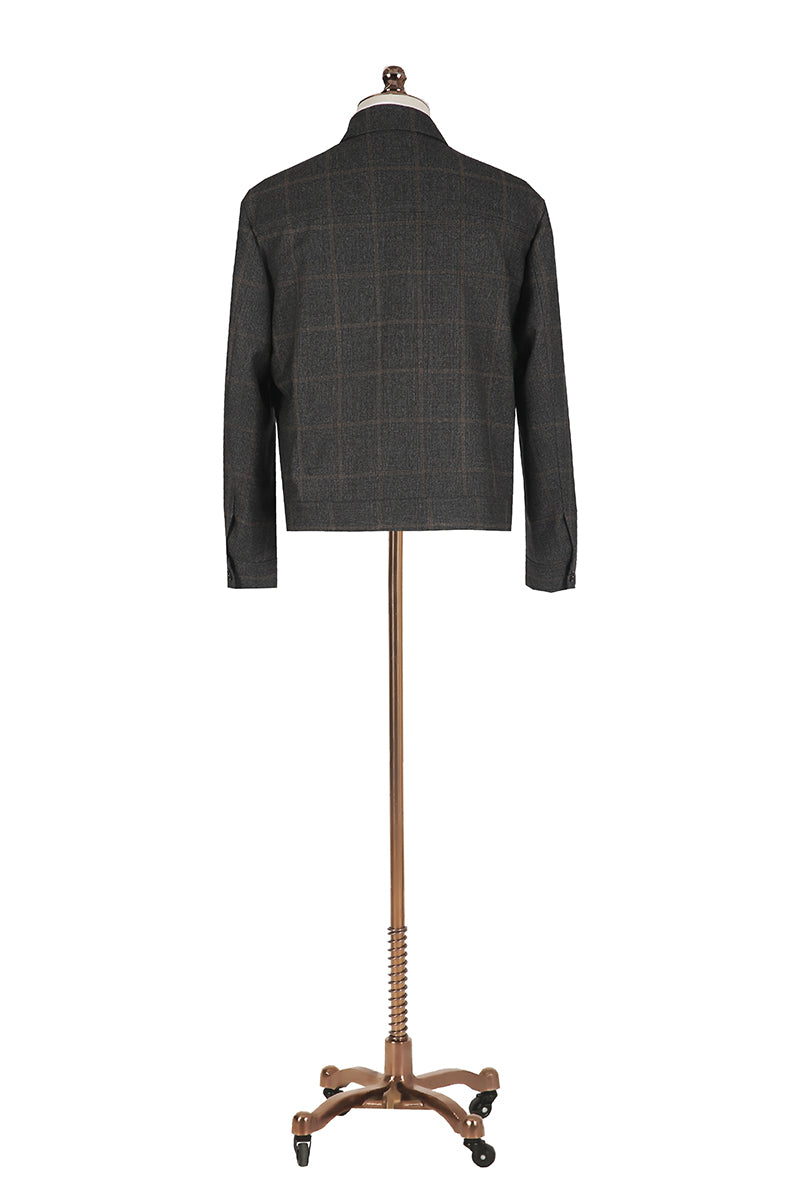 The Cropped 100% Wool Jacket