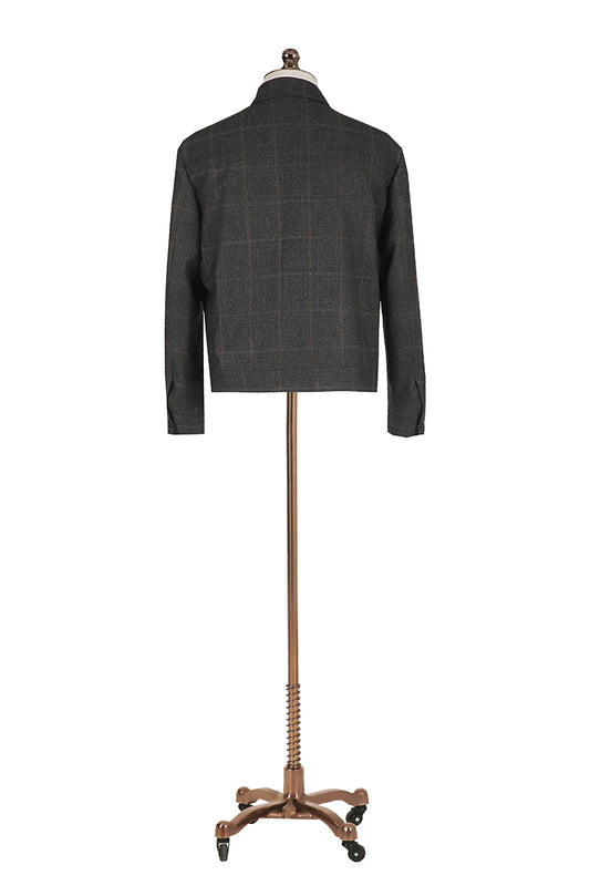 The Cropped 100% Wool Jacket
