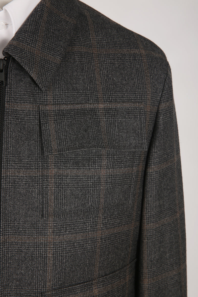 The Cropped 100% Wool Jacket
