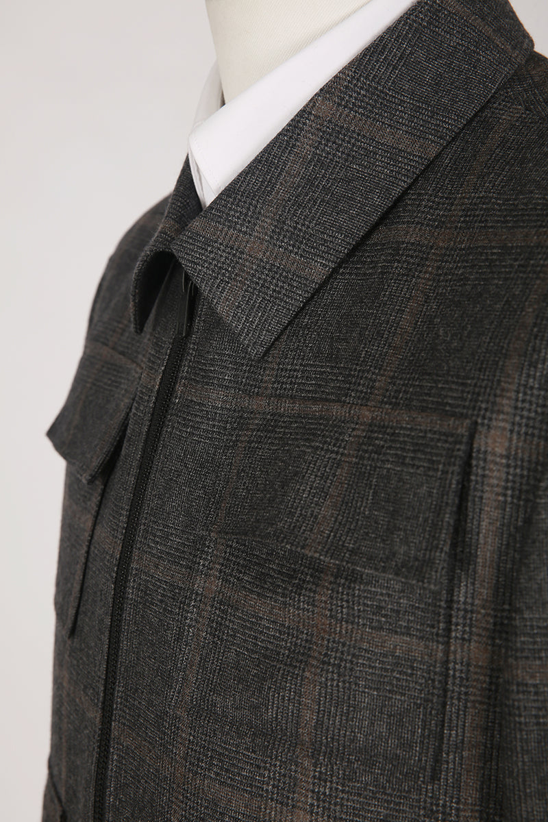 The Cropped 100% Wool Jacket