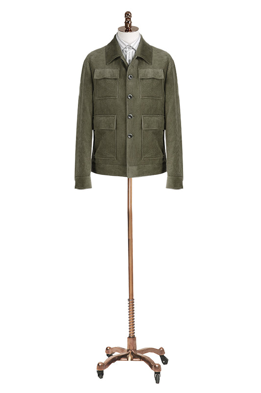 The Field Explorer Corduroy 100% Heavy Cotton Jacket - Vintage Style