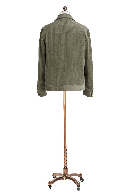 The Field Explorer Corduroy 100% Heavy Cotton Jacket - Vintage Style