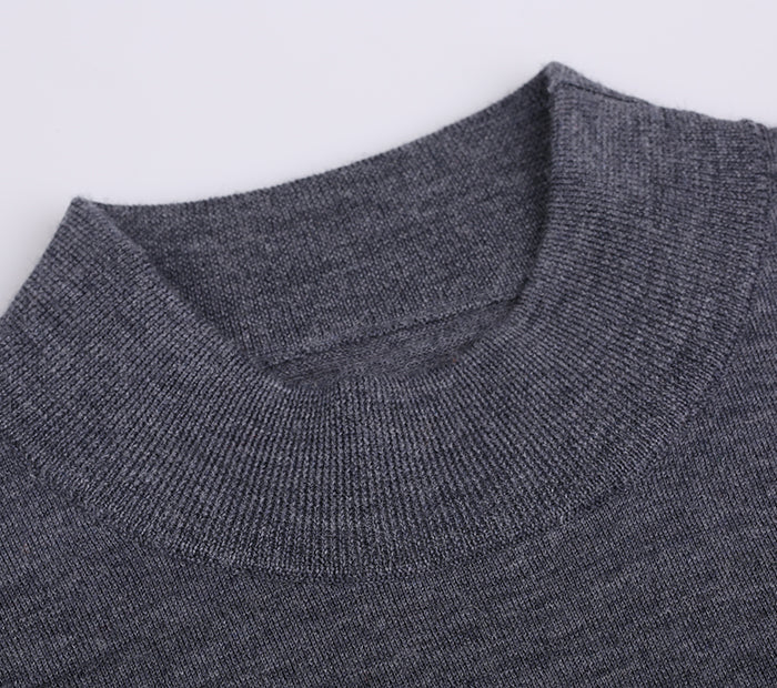 The Hadley 100% Pure Wool Half Collar Sweater