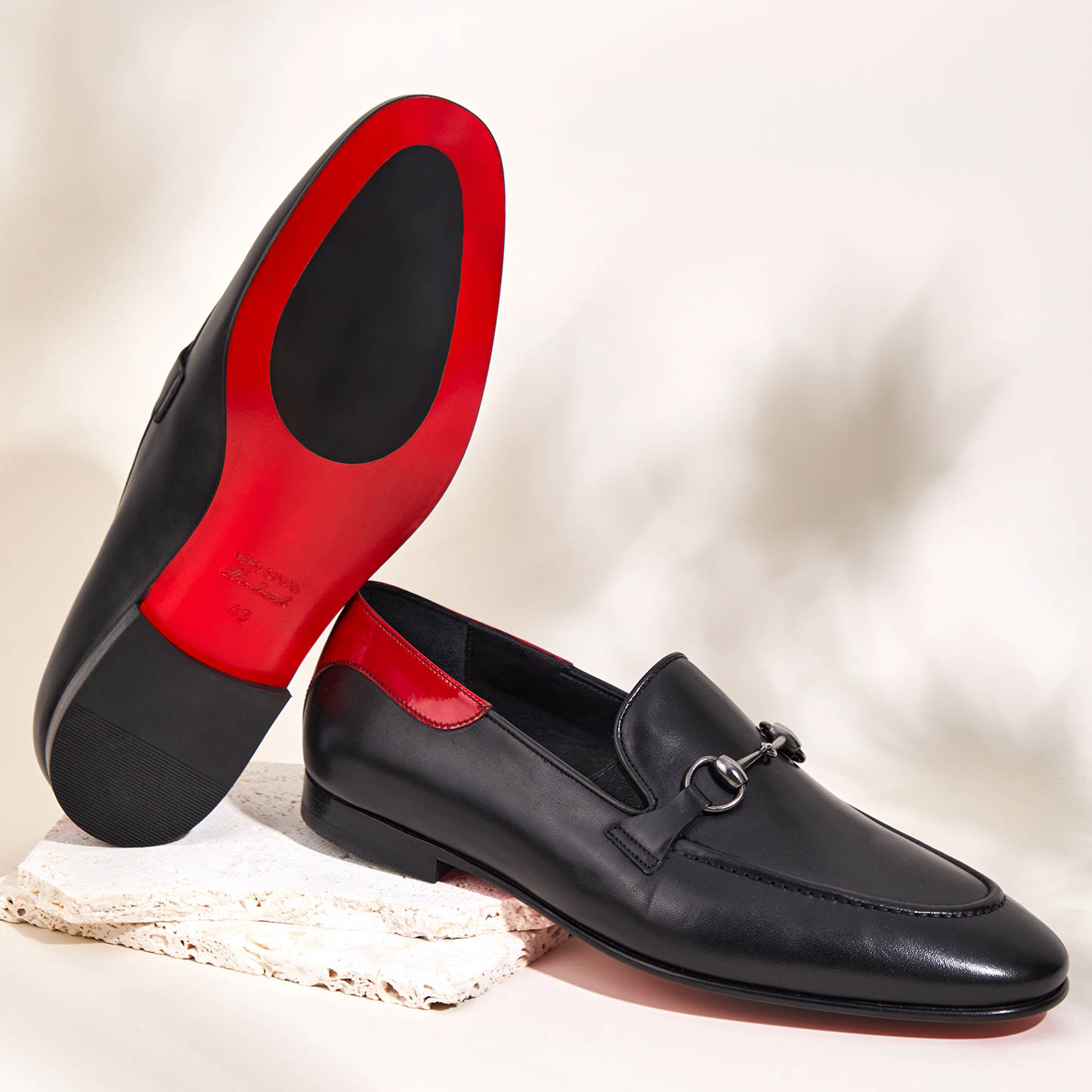 The Maratea Black Leather shoe Bit Loafer Men  Shoe