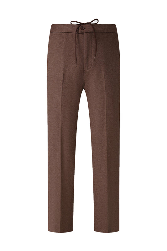 Urban Flannel Premium Wool-Cashmere-Silk Blend Trouser