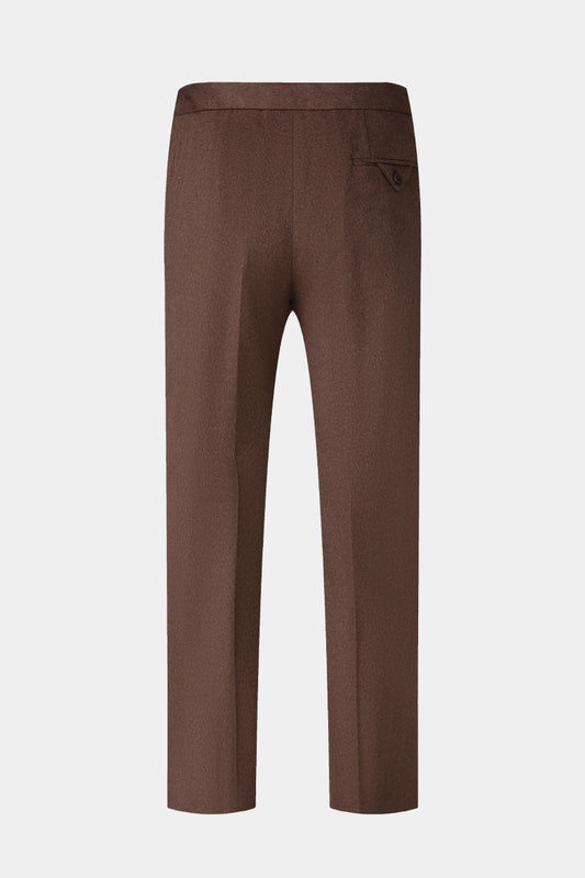 Urban Flannel Premium Wool-Cashmere-Silk Blend Trouser