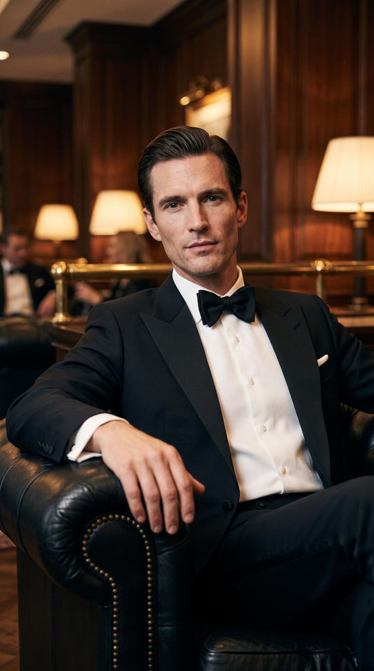 The Ambassador Silk Bow Tie | Black Self-Tie Bow Tie
