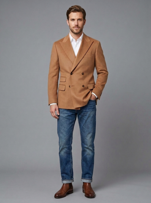 The Sahara Camel Hair Sport Coat | Brown Camel Hair Sport Coat