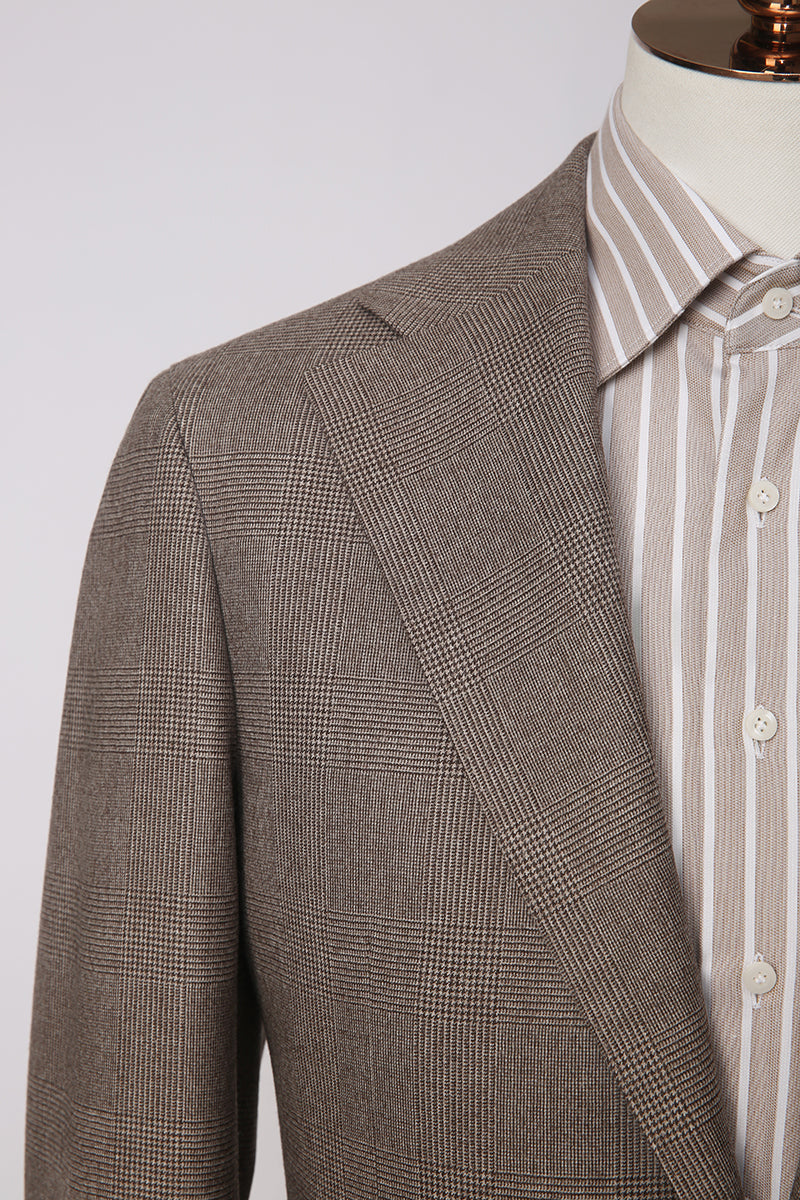 The Metropolitan Plaid Bespoke Suit | Glen Plaid Suit