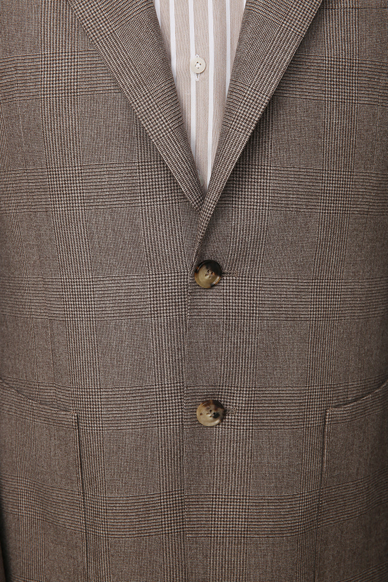 The Metropolitan Plaid Bespoke Suit | Glen Plaid Suit