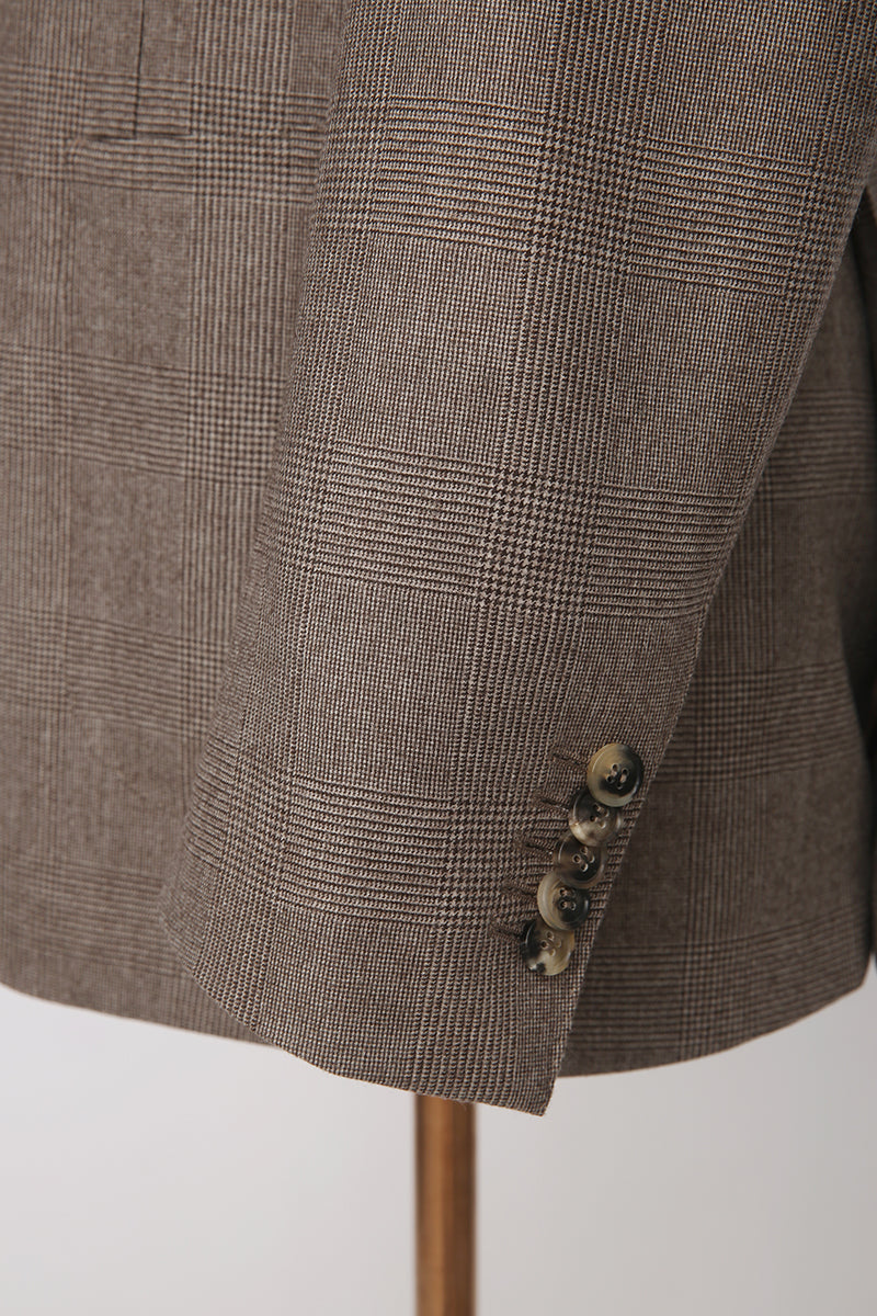 The Metropolitan Plaid Bespoke Suit | Glen Plaid Suit
