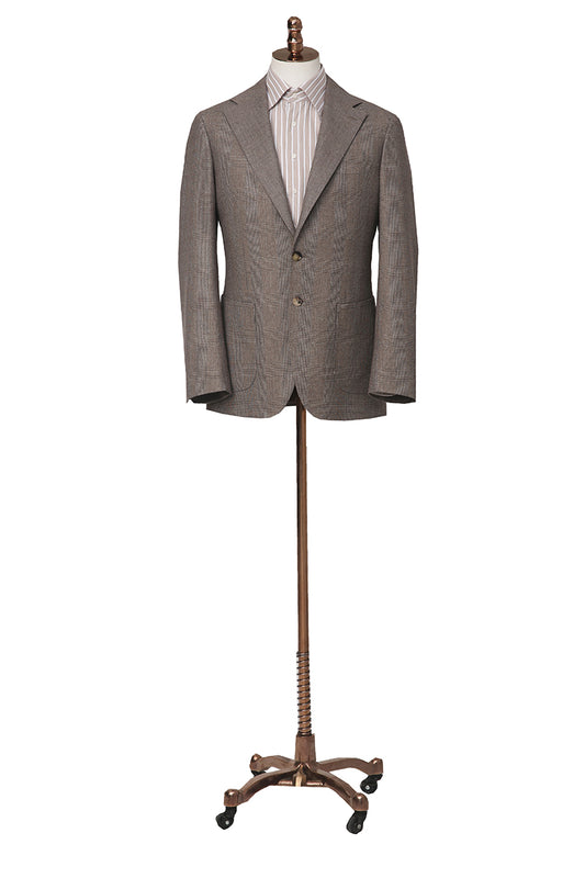 The Metropolitan Plaid Bespoke Suit | Glen Plaid Suit