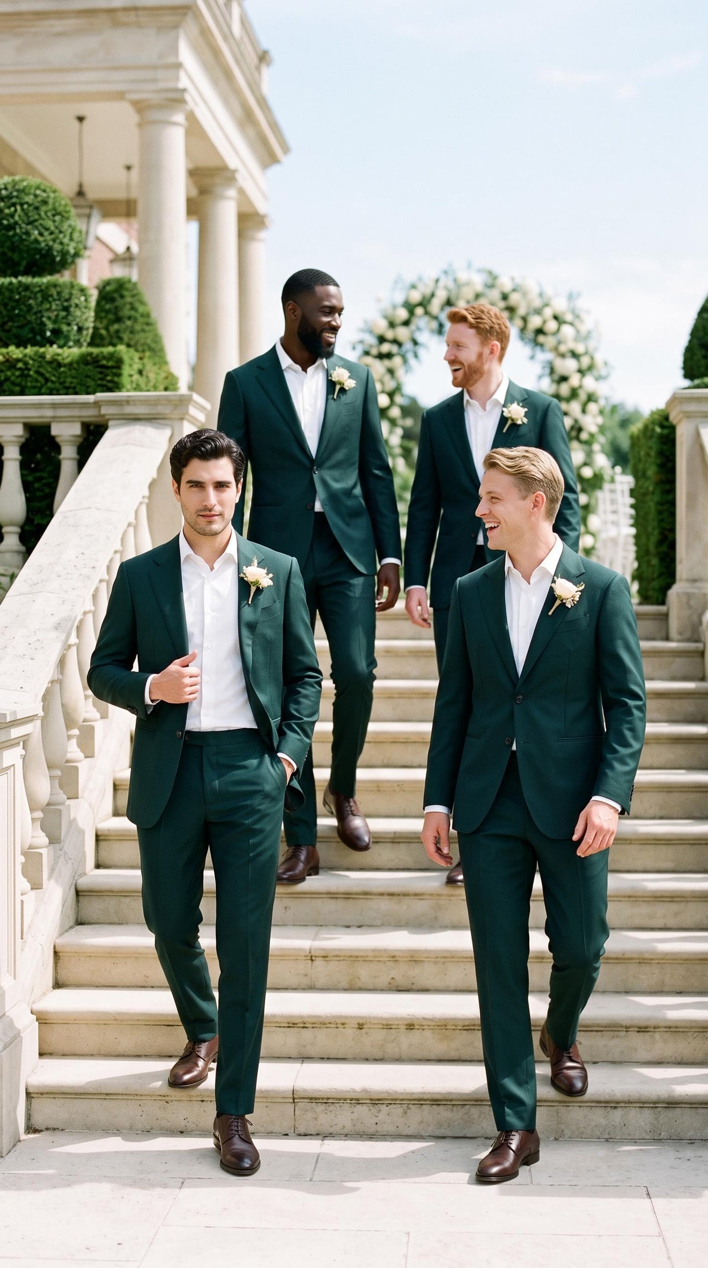 The Emerald Commander Merino Wool Suit | Hunter Green Suit
