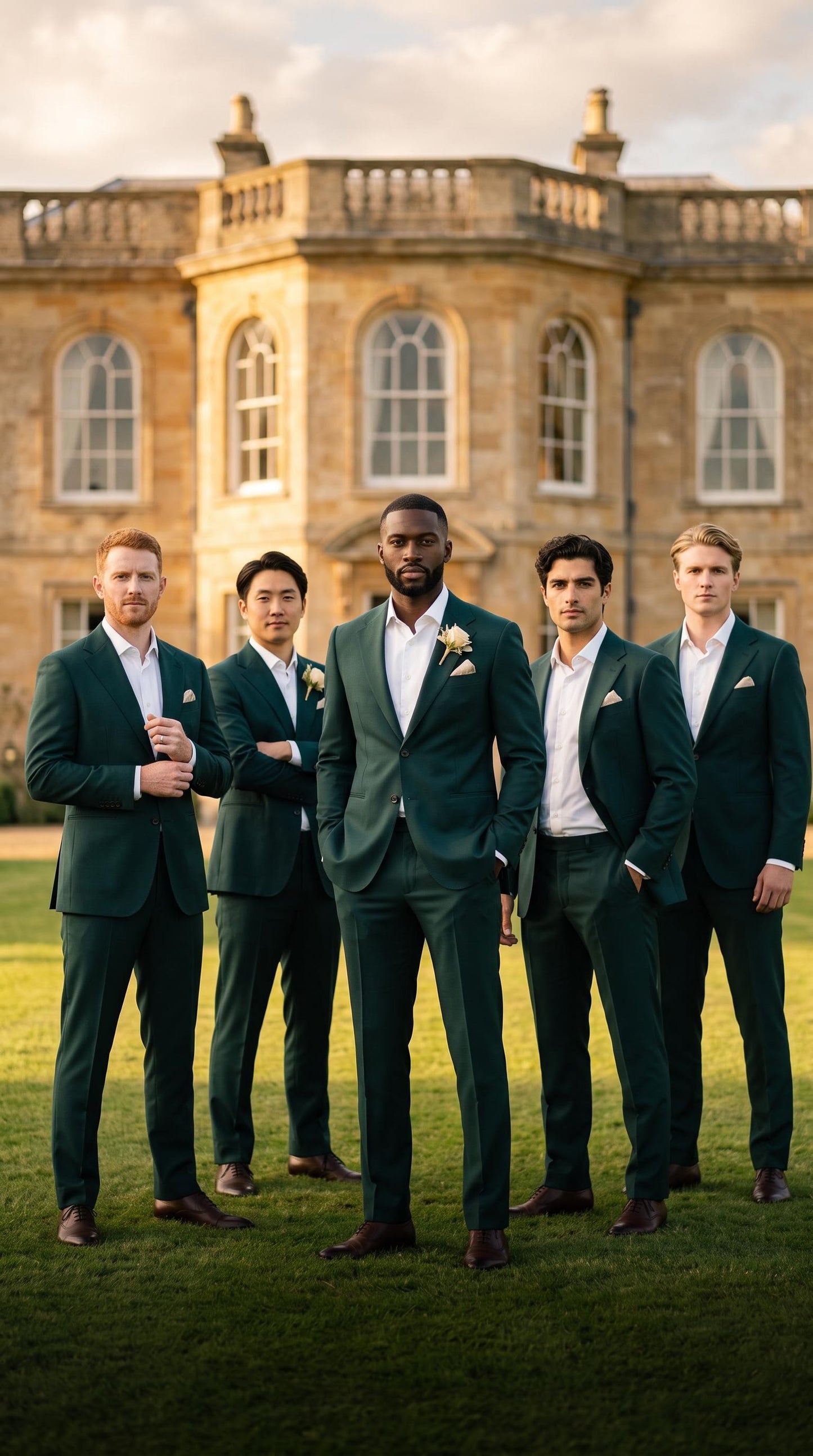 The Emerald Commander Merino Wool Suit | Hunter Green Suit
