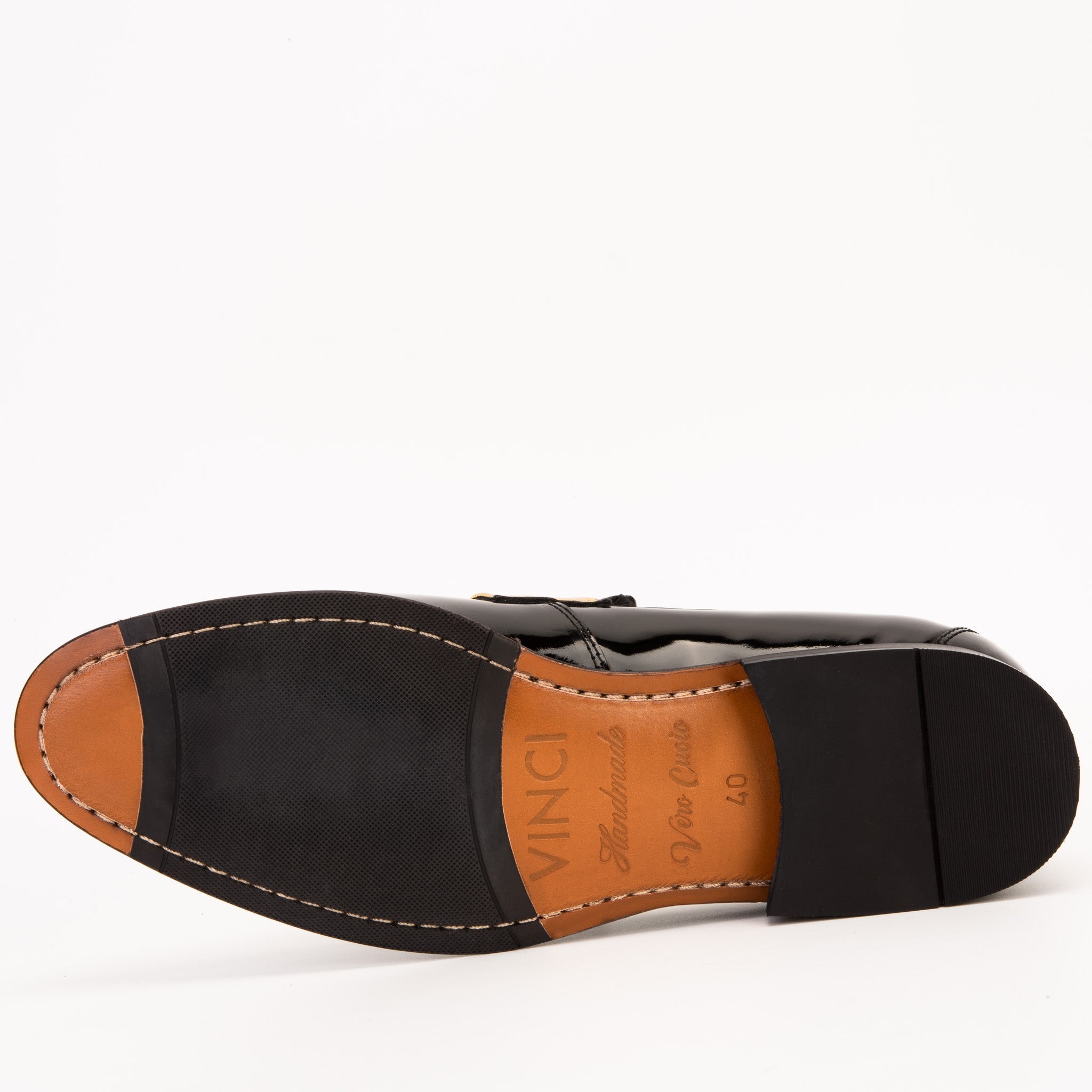 The Imperial Black & Gold Leather Men Dress Shoe – TS Custom Suits